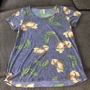 Large floral classic T by Lularoe